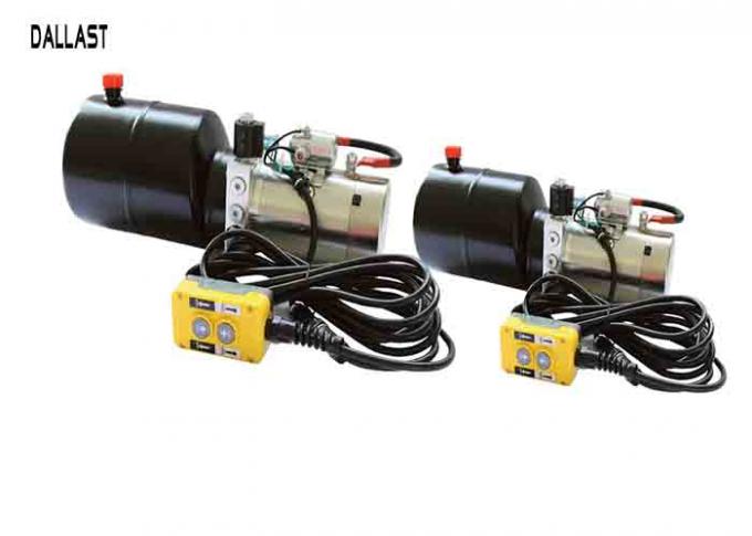 12 Volt Hydraulic Power Unit 3000 PSI Work with Single Acting Cylinder