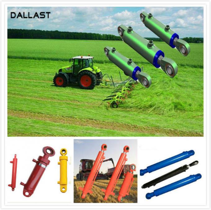 Double Acting Farm Hydraulic Cylinders , Hydraulic Ram Cylinder for