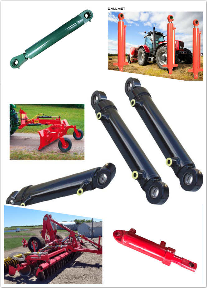 6 Inch Bore Farm Hydraulic Cylinders Agriculture Tipper for Log Splitter